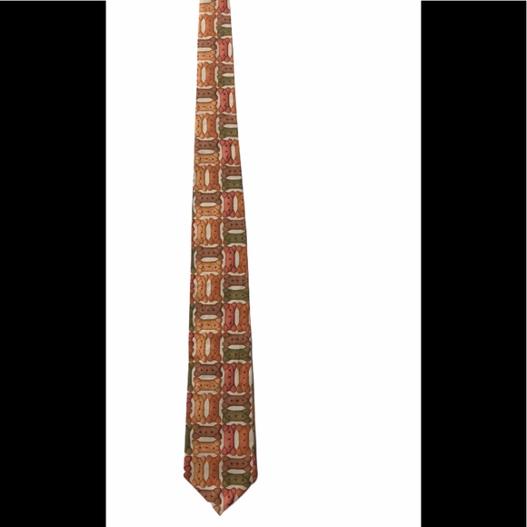 Novelty Ties Dog Puppy Bone Biscuit Treat Necktie - Picture 3 of 6